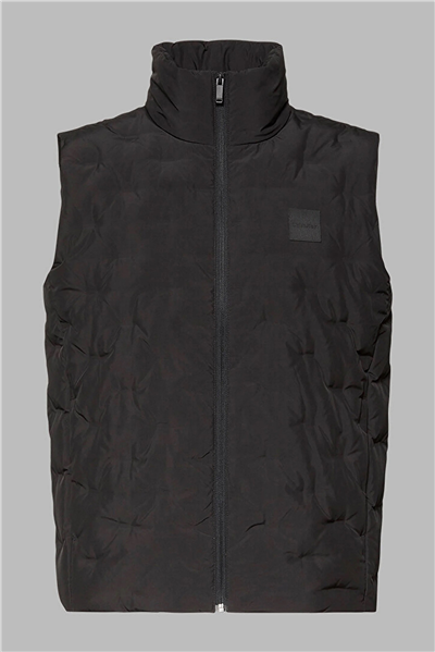Calvin Klein Slvss Heatseal Quilted Vest Erkek Şişme Yelek Siyah