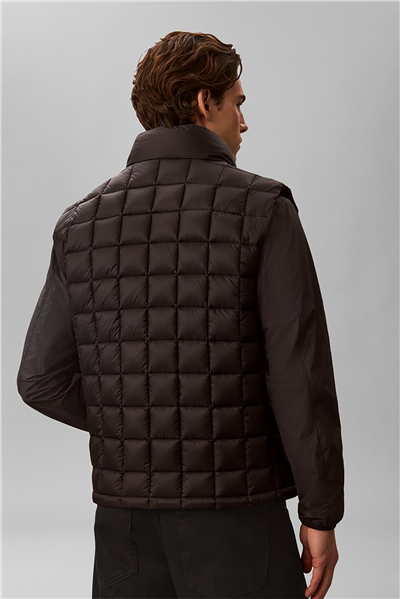 Calvin Klein Slvss Ultraltwt Nylon Quilted Pu Erkek Mont Siyah