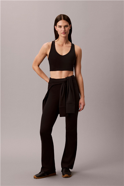 Calvin Klein Soft Sport Longline Bra Kadın Sporcu Sütyen Siyah