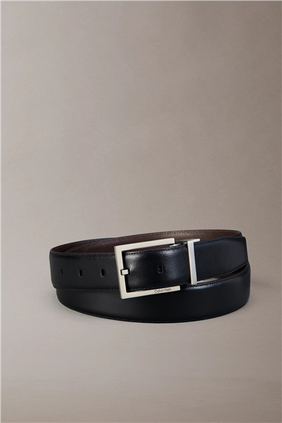 Calvin Klein Square Buckle Smooth 32Mm Rev/Ad Erkek Kemer