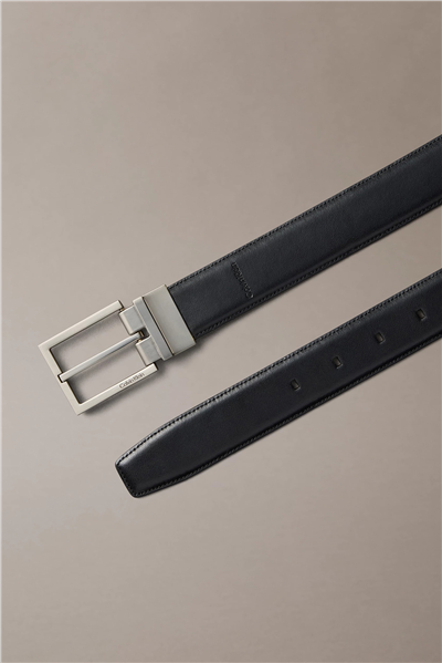 Calvin Klein Square Buckle Smooth 32Mm Rev/Ad Erkek Kemer