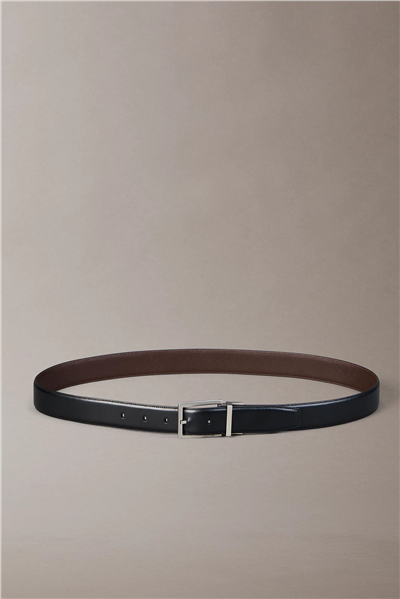 Calvin Klein Square Buckle Smooth 32Mm Rev/Ad Erkek Kemer