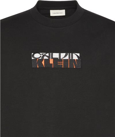 Calvin Klein Ss 16S Tc Block Gra Erkek Bisiklet Yaka T-Shirt