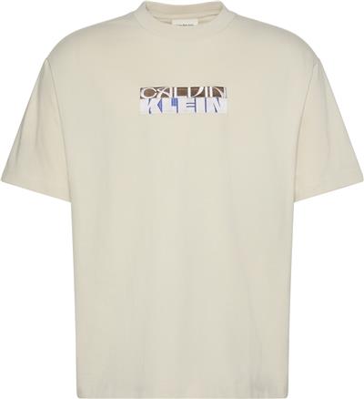 Calvin Klein Ss 16S Tc Block Gra Erkek Bisiklet Yaka T-Shirt