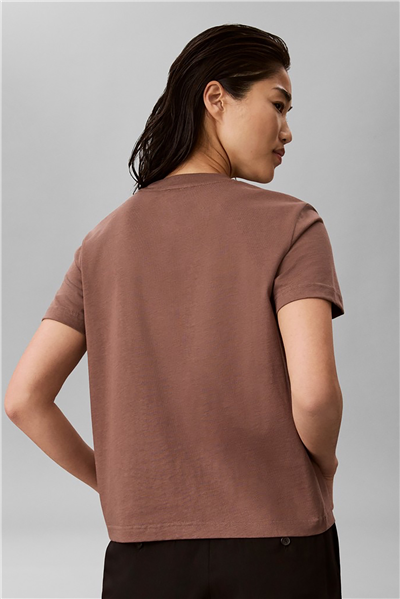 Calvin Klein SS 20S Classic Logo Tee Kadın Bisiklet Yaka T-Shirt