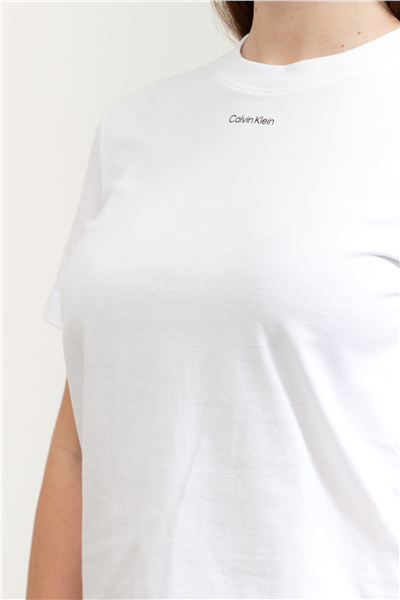 Calvin Klein SS 20S Classic Logo Tee Kadın Bisiklet Yaka T-Shirt