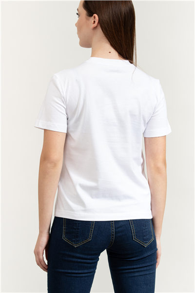Calvin Klein SS 20S Classic Logo Tee Kadın Bisiklet Yaka T-Shirt