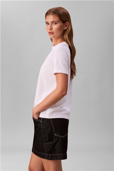 Calvin Klein SS 20S Classic Logo Tee Kadın Bisiklet Yaka T-Shirt