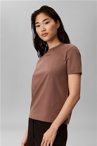 Calvin Klein SS 20S Classic Logo Tee Kadın Bisiklet Yaka T-Shirt