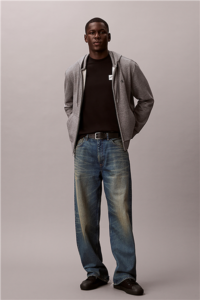 Calvin Klein Ss 20S Easy Collegia Erkek Bisiklet Yaka T-Shirt