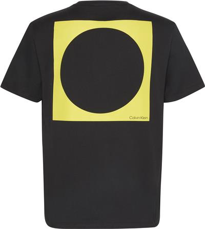 Calvin Klein Ss 20S io Circ Grap Erkek Bisiklet Yaka T-Shirt