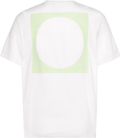 Calvin Klein Ss 20S io Circ Grap Erkek Bisiklet Yaka T-Shirt