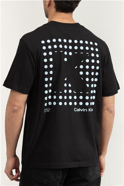 Calvin Klein Ss 20S io Ck Speakers Graphic Erkek Bisiklet Yaka T-Shirt