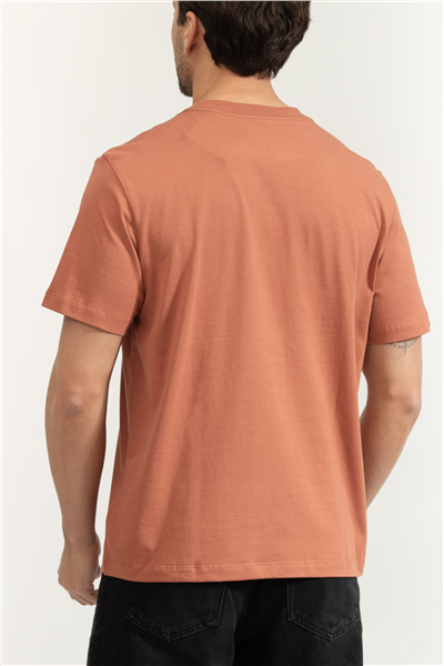 Calvin Klein SS 20S LN Calvin College Graphic Erkek Bisiklet Yaka T-Shirt