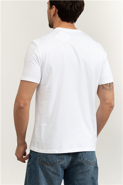 Calvin Klein SS 20S LN Calvin Graphic Tee Erkek Bisiklet Yaka T-Shirt