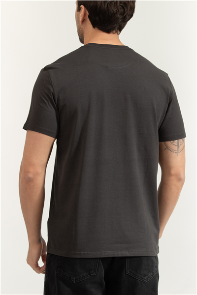 Calvin Klein SS 20S LN Calvin Graphic Tee Erkek Bisiklet Yaka T-Shirt