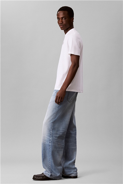 Calvin Klein Ss 30S Eu Hd Stnd Logo Graphic T Erkek Bisiklet Yaka T-Shirt Beyaz