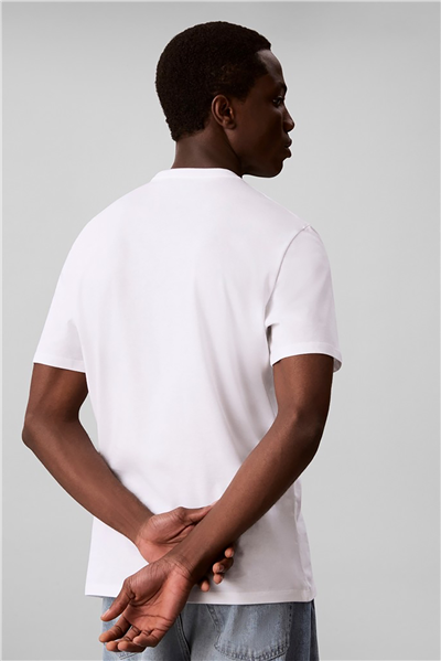 Calvin Klein Ss 30S Eu Hd Stnd Logo Graphic T Erkek Bisiklet Yaka T-Shirt Beyaz