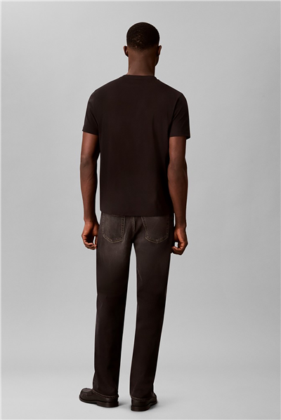 Calvin Klein Ss 30S Eu Hd Stnd Logo Graphic T Erkek Bisiklet Yaka T-Shirt Siyah