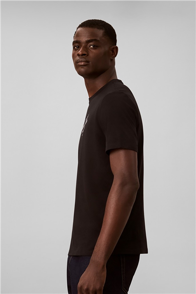Calvin Klein Ss 30S Eu Script Calvin Klein Gr Erkek Bisiklet Yaka T-Shirt Siyah