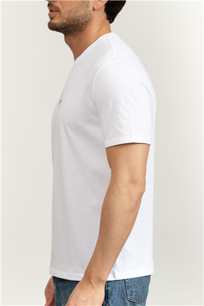 Calvin Klein SS 30S Micro Monologo Graphic Te Erkek Bisiklet Yaka T-Shirt