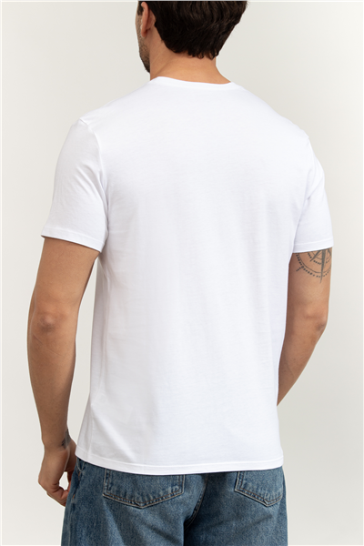 Calvin Klein SS 30S Whsl SP Calvin Futura Gra Erkek Bisiklet Yaka T-Shirt