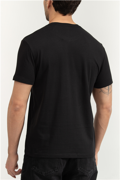 Calvin Klein SS 30S Whsl SP Calvin Futura Gra Erkek Bisiklet Yaka T-Shirt