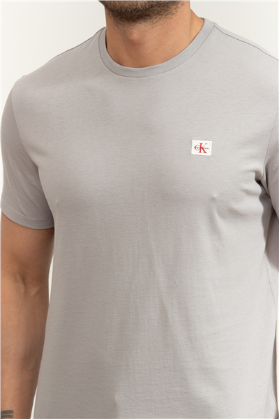 Calvin Klein SS Badge 30S Jersey Classic Tee Erkek Bisiklet Yaka T-Shirt