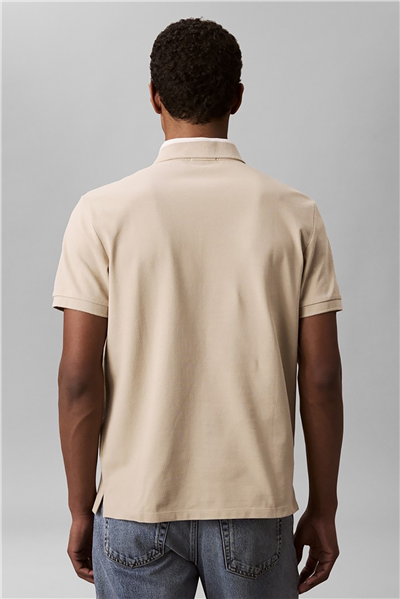 Calvin Klein Ss Casual Pique Collar Block Pol Erkek Polo Yaka T-Shirt Gri