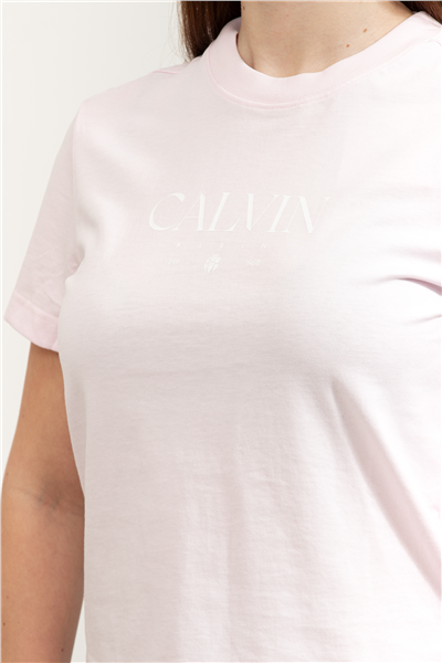 Calvin Klein SS Cktail Concept Graphic Tee Kadın Bisiklet Yaka T-Shirt