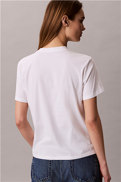 Calvin Klein Ss Classic Ck Nyc Lo Kadın Bisiklet Yaka T-Shirt