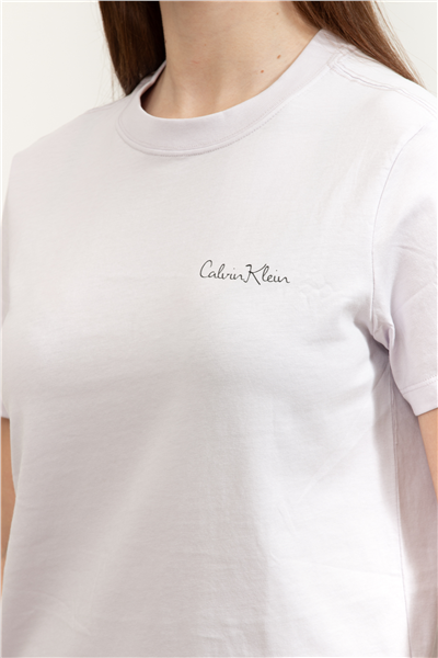 Calvin Klein SS Classic Graphic Tee Kadın Bisiklet Yaka T-Shirt