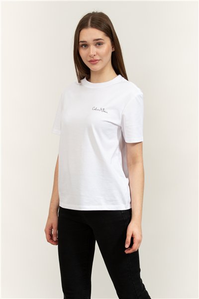 Calvin Klein SS Classic Graphic Tee Kadın Bisiklet Yaka T-Shirt