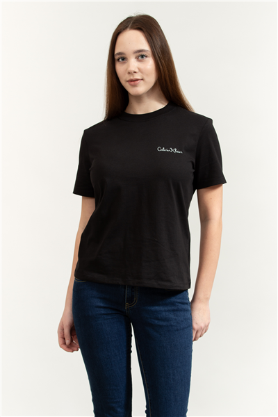 Calvin Klein SS Classic Graphic Tee Kadın Bisiklet Yaka T-Shirt
