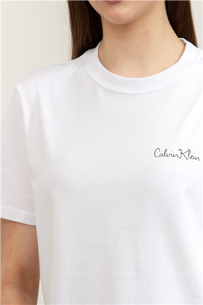 Calvin Klein SS Classic Graphic Tee Kadın Bisiklet Yaka T-Shirt