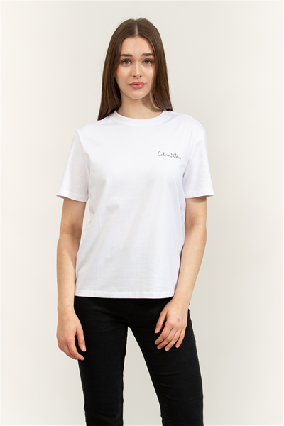 Calvin Klein SS Classic Graphic Tee Kadın Bisiklet Yaka T-Shirt