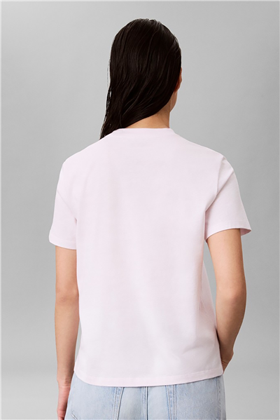 Calvin Klein Ss Classic Varsity Logo Tee Kadın Bisiklet Yaka T-Shirt