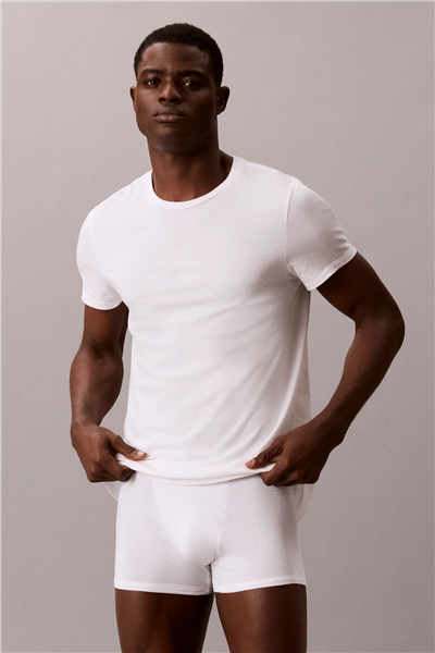 Calvin Klein S/S CreW Neck 3PK Erkek 3lü T-Shirt Çok Renkli