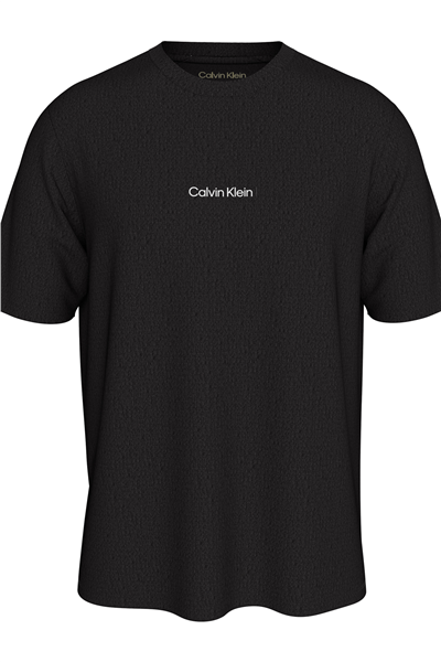 Calvin Klein S/S Crew Neck Erkek Bisiklet Yaka T-Shirt Siyah