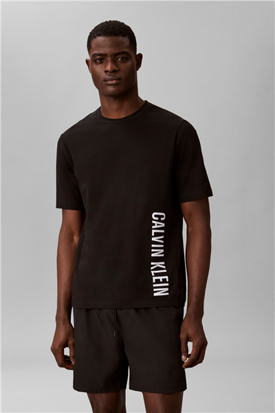 Calvin Klein S/S Crew Neck Erkek Bisiklet Yaka T-Shirt Siyah