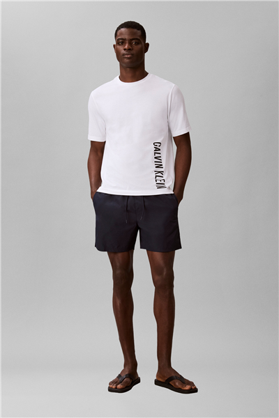 Calvin Klein S/S Crew Neck Erkek Bisiklet Yaka T-Shirt Beyaz