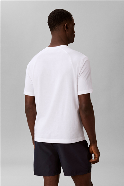 Calvin Klein S/S Crew Neck Erkek Bisiklet Yaka T-Shirt Beyaz