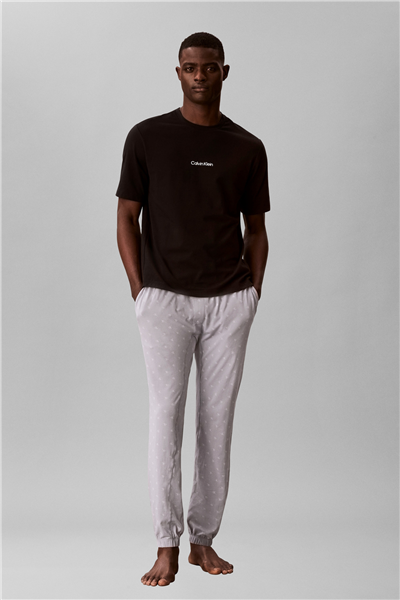 Calvin Klein S/S Crew Neck Erkek Bisiklet Yaka T-Shirt Siyah