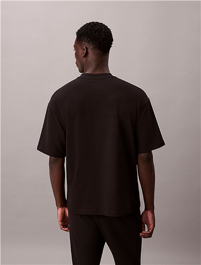 Calvin Klein S/S Crew Neck Erkek Pijama Üstü Siyah