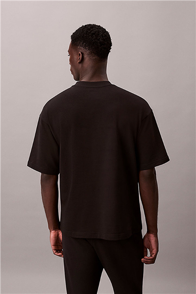 Calvin Klein S/S Crew Neck Erkek Pijama Üstü Siyah