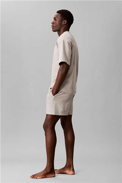 Calvin Klein S/S Crew Neck Erkek Pijama Üstü Gri