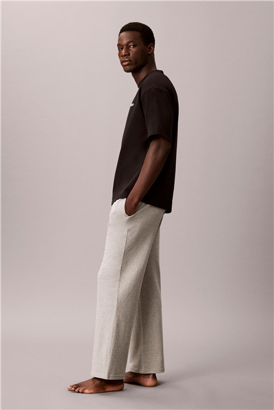 Calvin Klein S/S Crew Neck Erkek Pijama Üstü Siyah