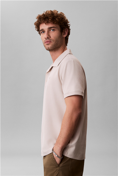 Calvin Klein Ss Easy Micro Waffle Erkek Polo Yaka T-Shirt