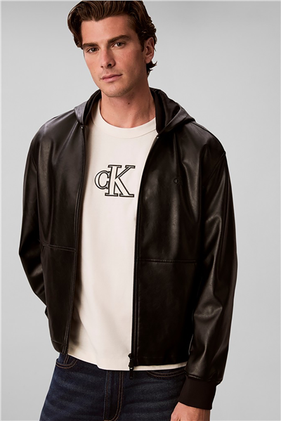 Calvin Klein Ss Ez Monogram Gifting Tee Erkek Bisiklet Yaka T-Shirt Beyaz
