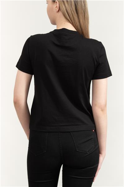 Calvin Klein Ss Fitted Script Te Kadın Bisiklet Yaka T-Shirt